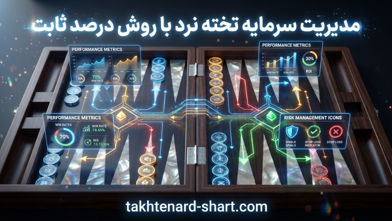 مدیریت سرمایه تخته نرد با روش درصد ثابت